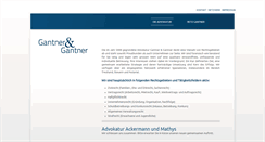 Desktop Screenshot of gantner-gantner.ch